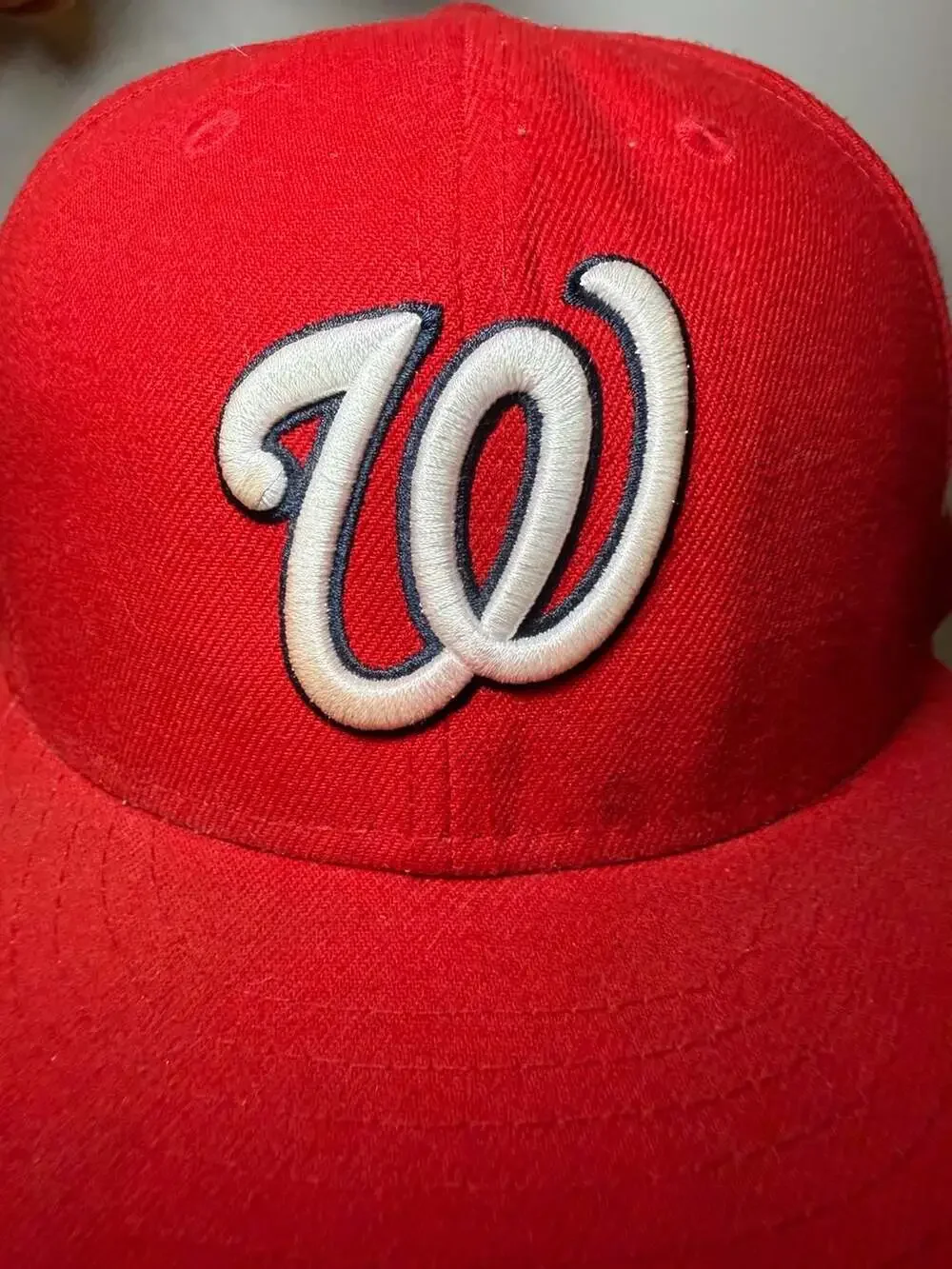 New Era Washington Nationals Red MLB Fitted Hat